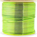 Mandala Crafts 18 Gauge Anodized Aluminum Craft Wire for Jewelry Making - 100 FT Colored Flexible Lime Green Wire - Bendable for Bonsai Armature Crafting Sculpting