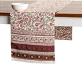 Maison d' Hermine Table Runner 100% Cotton Double Layer Table Runners 72 inches Long for Thanksgiving Christmas Decorations Home Kitchen Dining Party Wedding (Reveillon Au Jardin, 14.5" x 72")
