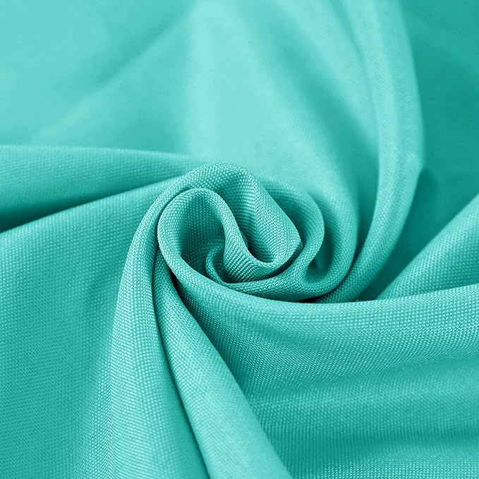 70 inch Round Tablecloth Washable Polyester Table Cloth Decorative Table Cover for Wedding Party Dining Banquet（70 inch,Turquoise）