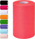 Deep Orange Tulle Fabric Rolls 6 Inch by 100 Yards (300 feet) Tulle Roll Spool Fabric for DIY Tutu Skirt Baby Shower Birthday Party Wedding Decorations Christmas Craft Supplies (Deep Orange)