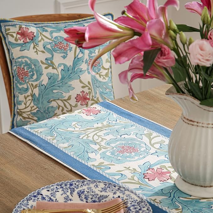 patdrea Linen Leopard Animal Table Runner Farmhouse for Home Kitchen Dining Decor Parties Family Dinners Christmas 16 x 102