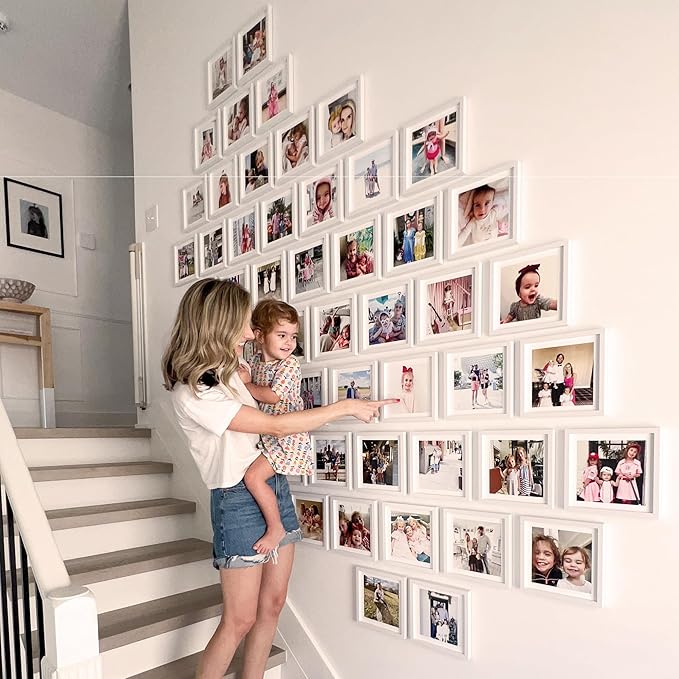 Mixtiles Official - Custom Photo Tiles - Personalized Printed Photos - Magnetic Wall Frames - Adhesive Sticker, No Nails - Various Sizes and Frames - offbeat-set-5-Tile - Canvas Frame
