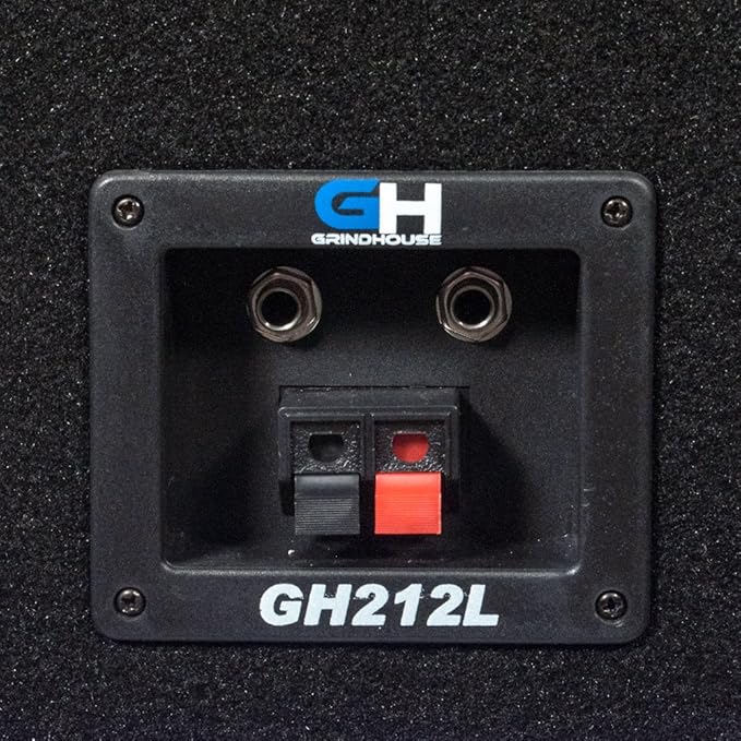 Grindhouse Speakers - GH210L-Pair - Pair of Passive Dual 10 Inch 2-Way PA/DJ Loudspeaker Cabinets - 1050 Watt each Full Range PA/DJ Band Live Sound Speaker