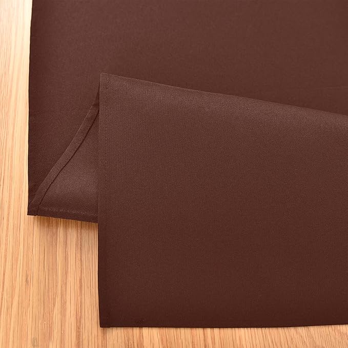 Farmhouse Chocolate Table Runner Dining Table Runners 48 Inches Long Coffee Table Runner for Dresser Living Room Bedroom Holiday Party Banquet 12X48 Inch