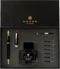 Cross Bailey Refillable Fountain Presented in a Premium Gift Box - Medium Point, Black Ink, Black