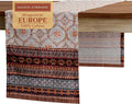 Maison d' Hermine Table Runner 100% Cotton Single Layer Table Runners 108 inches Long for Thanksgiving Christmas Decorations Home Kitchen Dining Party Wedding (Fair Isle, 14.5" x 108")