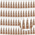 4P Champagne Gold Foil Fringe Tassel Banner Garland Metallic Tinsel Streamers Wall Hanging Curtain Backdrop Banner for Parade Floats, 2024 Graduation Decorations, Wedding Party Decoration