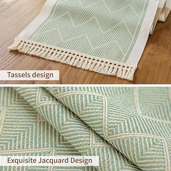 Table Runners 119 Inches,Waterproof Boho Table Runner with Tassel Fringe,Table Runner for Party Coffee Table
