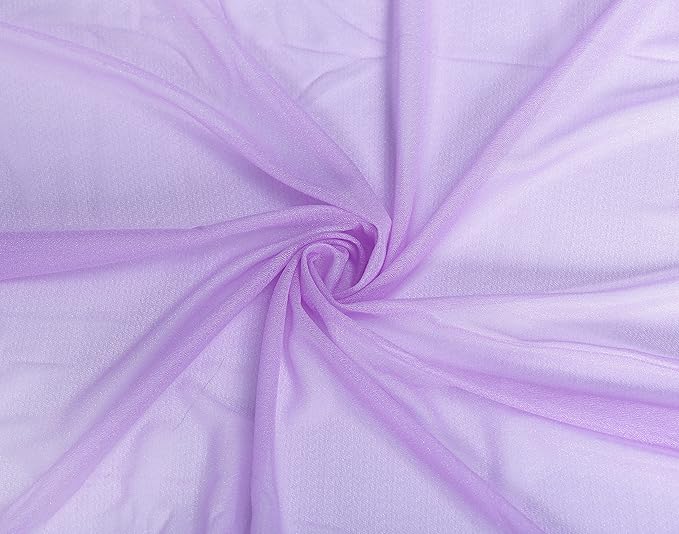 MDS 25 Pack 10ft Chiffon Table Runner 29 x 120 Inches Sheer Wedding Runner Romantic Rustic Table Runner for Wedding Decorations, Birthday Parties, Bridal Shower Party Arch Decor - Orchid