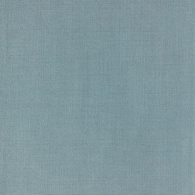 ZeeMart Linen Textured Border Table Runner, 14 x 60 Inch Blue, Farmhouse Style Dusty Blue Table Runners 60 Inches Long, Easy Care Everyday Polyester Table Runner