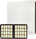 20 Pockets Premium Card Binder 1280 Cards Trading Card Binders Side Load Card Storage Display Album(20 Pocket 1280 Card Slot,White)