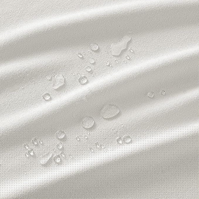 MIULEE White Linen Tablecloth 60x104 Inch Rectangle Table Cloth Waterproof,Stain Resistant & Wrinkle Resistant for Dining Party Wedding