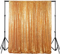 ShiDianYi 4FTX6FT-Gold-SEQUIN Photo Backdrop,Party/Prom Photography Background,Wedding Photo Booth (Gold)