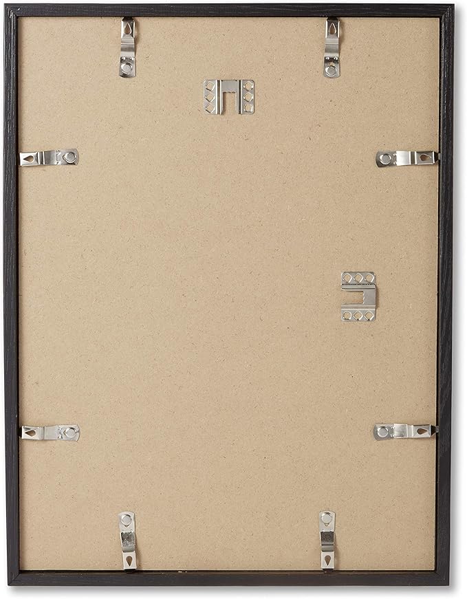 Opposite Wall - 50x70 cm - Black Oak Wood Picture Frame - Lightweight, Versatile & Shatterproof - Wall Hanging Photo or Poster Frame - 19 3/4 x 27 1/2 in - 2 Pack
