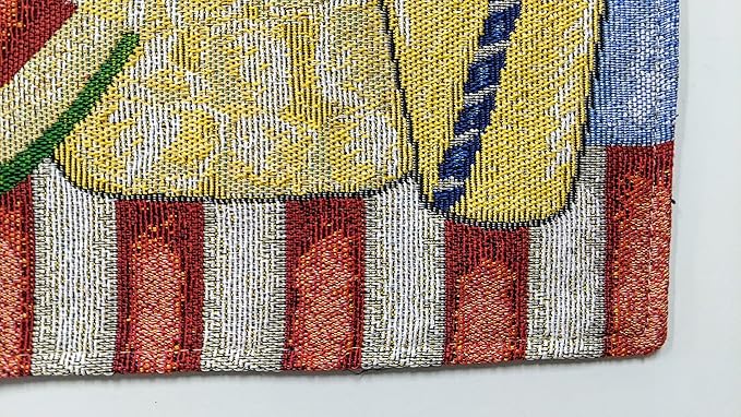Tache 13x54 Fruity Drinks Table Runner, Colorful Watermelon Lemonade Decorative Spring Summer Woven Tapestry Dresser Coffee Kitchen Dining