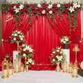 20x10ft Thick Red Glitter Backdrop Curtain Panels for Parties, Wrinkle Free Sequin Sparking Photo Backdrop Drapes, 4 Panels 5x10ft Shimmer Back Drop Cloth for Wedding Birthday Photography