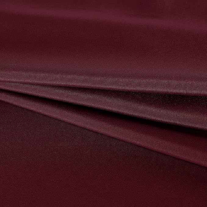 Fitable Square Tablecloth 54x54 inch Tablecloth Stain and Wrinkle Resistant Washable Polyester Table Cloth for Buffet Parties and Camping, Burgundy