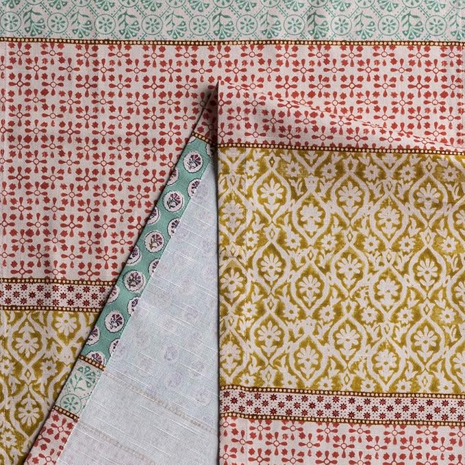 Maison d' Hermine Table runner 100% Cotton Single Layer Table Runners 108 inches long Decorative for Home Kitchen Dining Party Baby Shower Wedding Bridal Shower Spring Summer (Provence, 14.50" x 108")