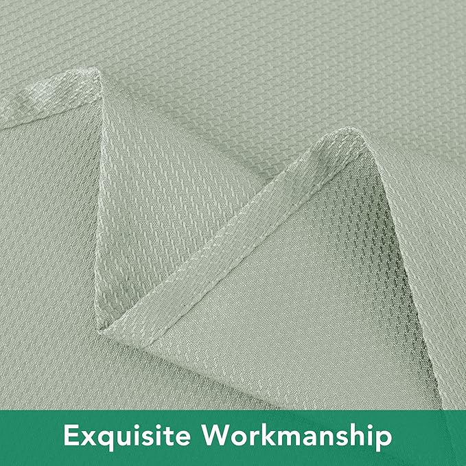 Biscaynebay Tablecloth for Rectangle Tables-60x84 Inch Sage Outdoor Picnic Table Cover-Rectangular Folding Reusable Table Cloths Water Resistant for Kitchen Camping Dining Room Patio Banquet Party