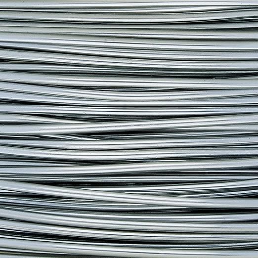 The Beadsmith Wire Elements Craft Wire – Tarnish Resistant, Soft Temper, Round, Titanium Color – 0.64mm, 22 Gauge, 8 Yard Spool – Jewelry Making, Wire Wrapping, Floral, & Other DIY Crafts