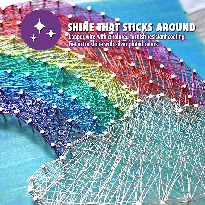 Artistic Wire, 24 Gauge Tarnish Resistant Colored Copper Craft Wire, Green, 20 yd