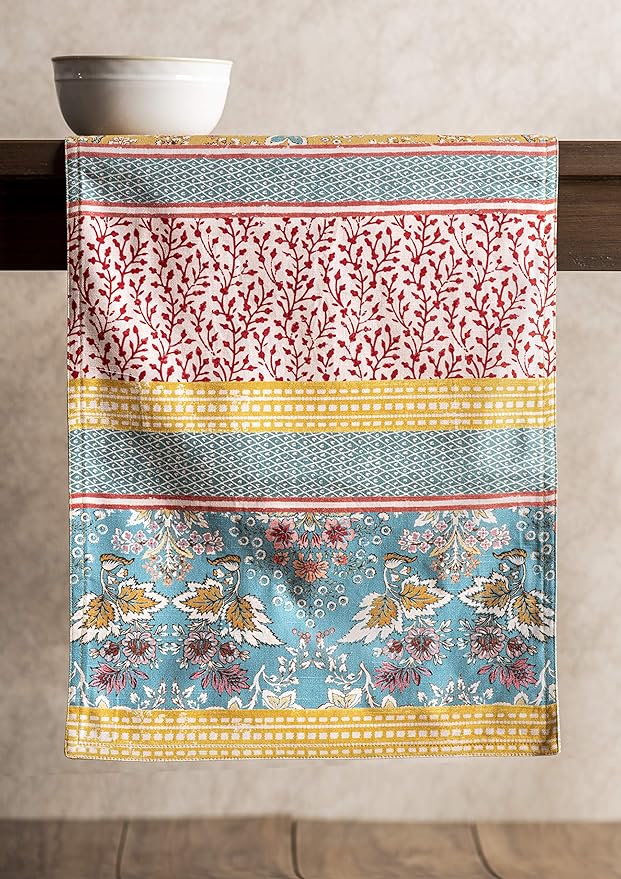 Maison d' Hermine Table runner 100% Cotton Double Layer Table Runners 108 inches long Decorative for Home Kitchen Dining Party Baby Shower Wedding Bridal Shower Spring Summer (Marquise, 14.50" x 108")