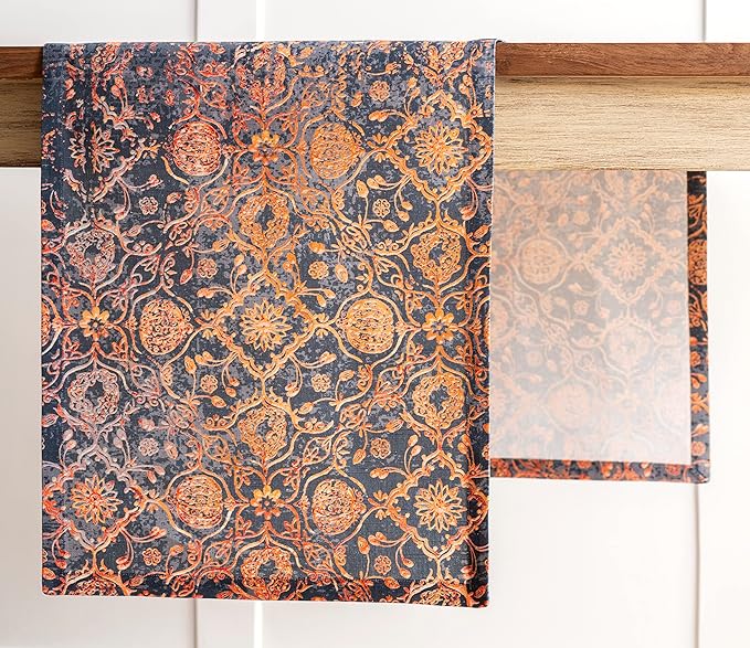 Maison d' Hermine Table Runner 100% Cotton Single Layer Table Runners 60 inches Long for Thanksgiving Christmas Decorations Home Kitchen Dining Party Wedding (Imperfection, 14.5" x 60")