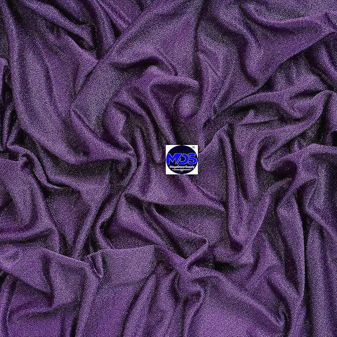 MDS Halloween Chiffon Draping Fabric - 1 Panel, 30" Wide x 100ft Long - Sheer Spooky Arbor & Canopy Drapery for Haunted House Backdrops, Party Ceilings, DIY Costumes & Themed Events - Cadbury Purple